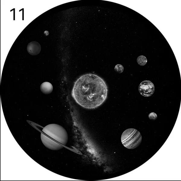 Moon and Stars - Discs for POCOCO Galaxy Projector, 5k Ultra HD, Realistic Galaxy Patterns,96% Ligh (No Projector)