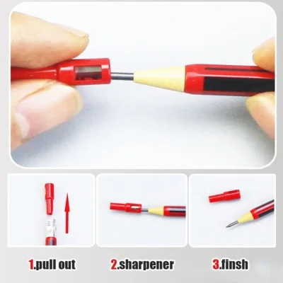 2.0MM 2B Automatic Pencil Comes With Sharpener Sketch Drawing Writing Tool Mechanical Pencil Press Type Stationery