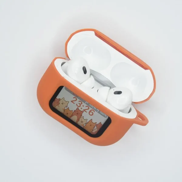 For AirPods A9pro With Screen Corners Shockproof Anti-slip Full Cover Protective Case For AirPods A9pro Q7U5