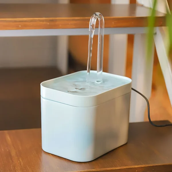 Ultra-Quiet Cat Water Fountain Filter Smart Automatic Pet Dog Water Dispenser & Burnout Prevention Pump1.5L Recirculate Filtrin