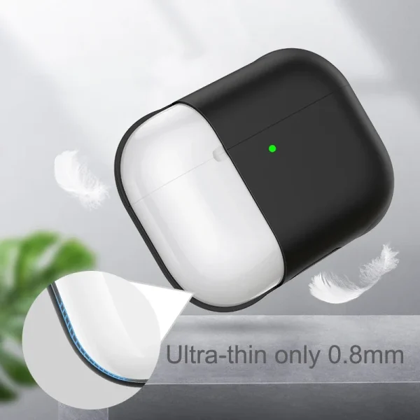 Cute TPU Silicone Protective Cover Wireless Earphone Case for AirPods Pro (AirPods Not Included)