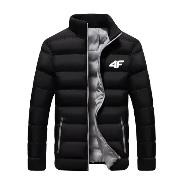 2025 New Winter Long Sleeve Cotton Coat Zipper Jacket Men's Cotton Coat