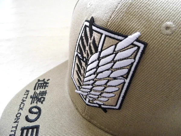 Anime Attack on Titan Hip-hop Cap Cartoon Baseball Cap Scout Regiment Sun Hat Size Adjustable