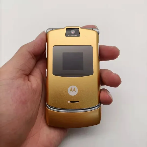 Motorola RAZR V3 Refurbished-Original V3 0.3MP Detachable Battery 680mAh Cell Phone Wholesale Free shipping