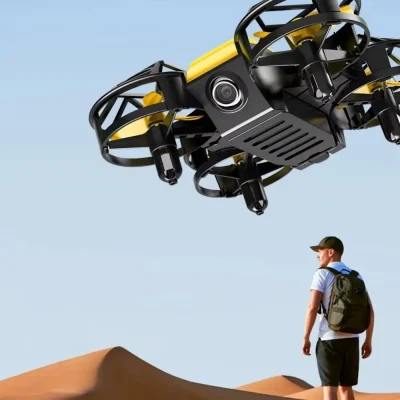 Flying Mini Remote Control Aircraft Rechargeable Four-axis Rotation Remote Control Drone 360° Rotation with Light