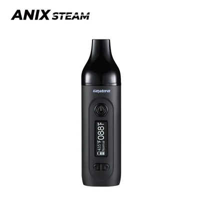Dry Herb Vaporizer Vaper Anix Gemini Herbal Starter Kit 2200mah Battery Tempreture Control OLED Screen E Cigarettes Vape Pen Kit
