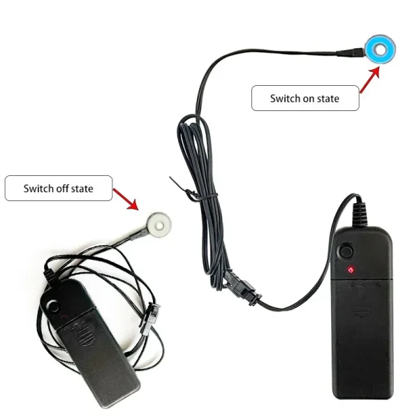 Cosplay Game Temple Luminescence DIY Accessories Head State Scintillation Light Circle Halloween Props