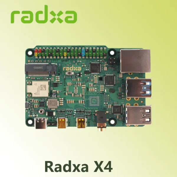 New Radxa X4 with Intel N100, Dual 4K Output, 2.5Gbps Ethernet, PCIe 3.0 M.2 M Key, WiFi 5/6, High-Performance SBC