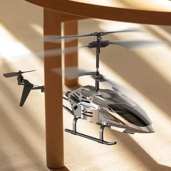 Metal Alloy RC Helicopters 3.5 Channels USB Charging Remote Control Plane Rechargeable Silver Red Pink Flying Helicopter Toy
