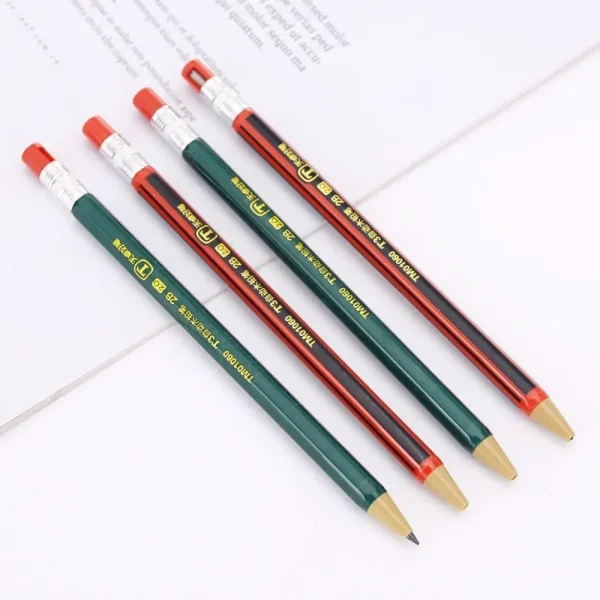 2.0MM 2B Automatic Pencil Comes With Sharpener Sketch Drawing Writing Tool Mechanical Pencil Press Type Stationery