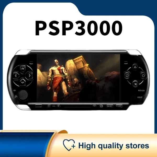 Original P S P3000 game console 64GB 128GB memory card includes free games, pre installed games, and ready to play/Rich color