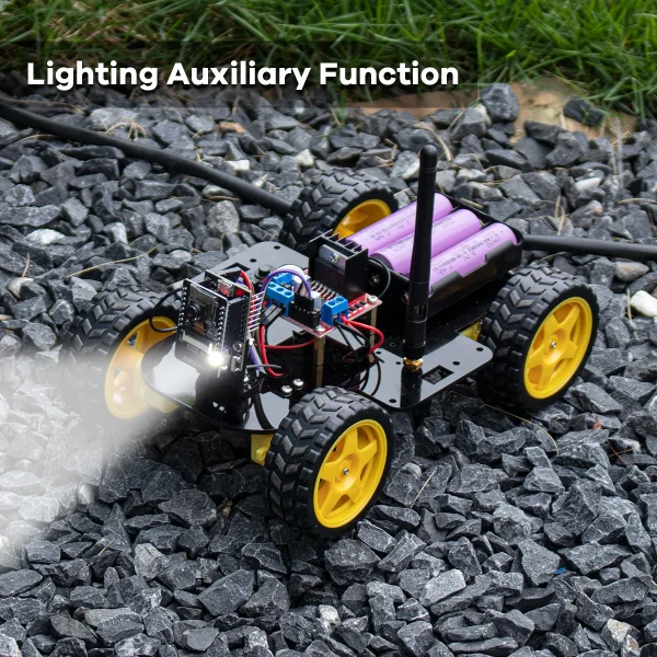 LAFVIN Robot Starter Kit for Arduino Project with ESP32 Camera and Code Learning Develop Skill Full Version Smart Car Kit