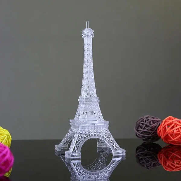 LED Color Changing Eiffel Tower Figurines Romantic Paris Eiffel Tower Night Light Home Decoration Valentine's Day Xmas Gifts