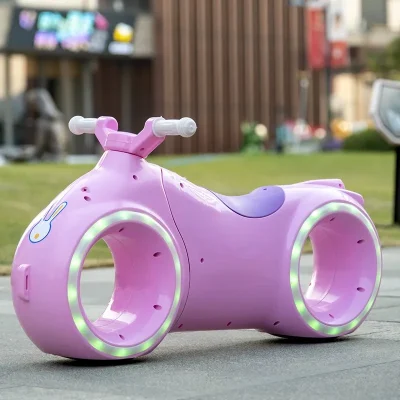 Cooya-Children’s Electric Balance Car, 2-8 Years Old, Baby Sliding Bike, Flash Car, Music Car Gift, One Piece Kids Scooter, New