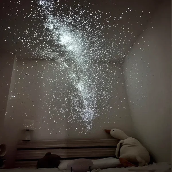 Moon and Stars - Discs for POCOCO Galaxy Projector, 5k Ultra HD, Realistic Galaxy Patterns,96% Ligh (No Projector)