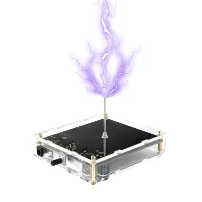 Tesla Coil Arc Generator Artificial Lightning Touchable Teaching Tool Science Experiment Arc up to 10cm DIY Electronic Kit