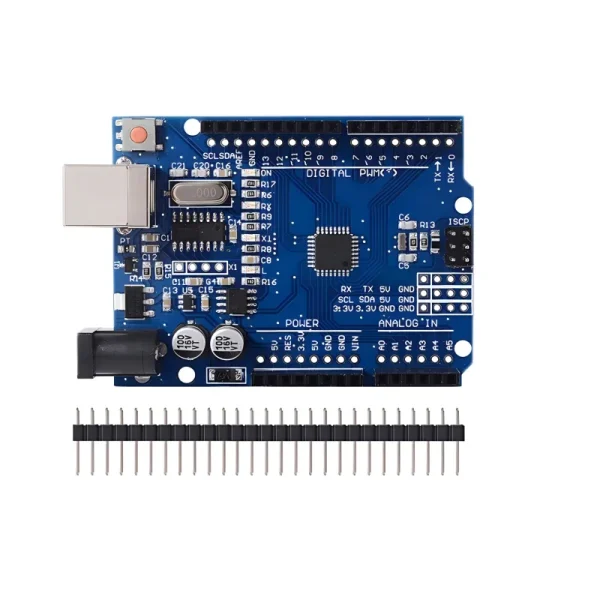 1-10PCS UNO R3 Official (CH340G) MEGA328P Chip for Arduino UNO R3 + USB/TYPE-C CABLE ATMEGA328P-AU Development Board 16Mhz