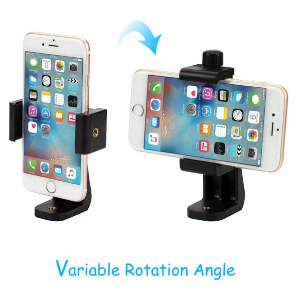 Mobile Phone Clip 360 Degree Compatible With All 1/4 Screw Cellphone Holder Tripod Mount Desk Tripod Adapter For Iphone Huawei