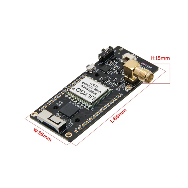 LILYGO® LoRa32 V2.1 ESP32 LoRa Development Board, SX1276 SX1278 Module, 433MHz 868MHz 915MHz, 0.96 Inch OLED, DIY WIFI Bluetooth