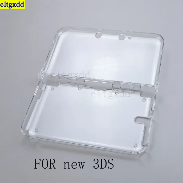 Cltgxdd 1piece FOR 3DS 3DS XL LL/NEW 3DS/NEW 3DS XL LL Console Transparent Plastic Crystal Shell Hard Shell Protective Cover