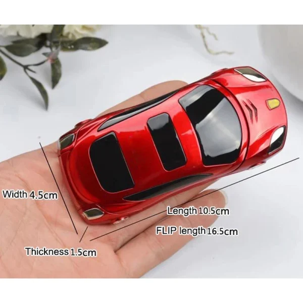 Original Newmind F15 Unlocked Flip Mobile Phone 2G GSM Dual Sim Mini Sport Car Model Cell Phone With Camera Flashlight Telephone