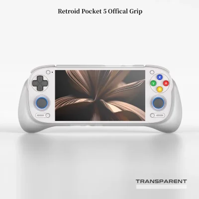 Offical For Retroid Pocket 5 Grip Case Protect Shell Original RP5 TPU Case Grip Game Control Stand Holder Protective Cover