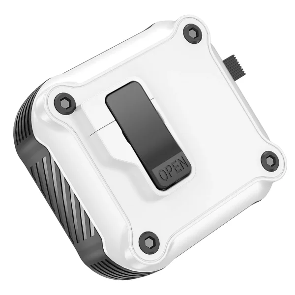 for AirPods Pro 2 Upgraded Secure Lock Case Full Drop Shockproof Protective Case Cover with Keychain for Men Women for AiPods 4