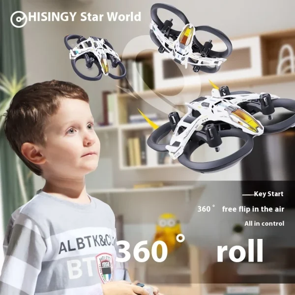 2025 New Product "Mach 500" Remote Control Drone Aircraft Stability Enhancement Hover Toy Four Axis Remote Control Aircraft