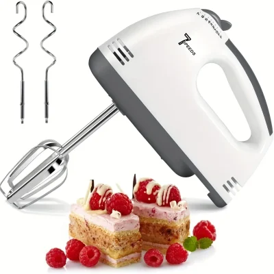 1PC European Standard Egg Beater, Fully Automatic Household Mini Egg Beater, Baking Small Whipping Cream Egg Beater