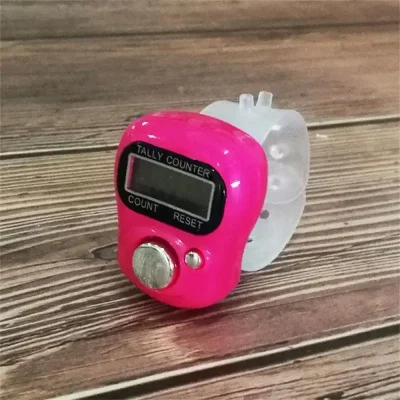 Mini Stitch Marker And Row Finger Counter LCD Electronic Digital Tally Counter For Sewing Knitting Weave Tool Key Number Count