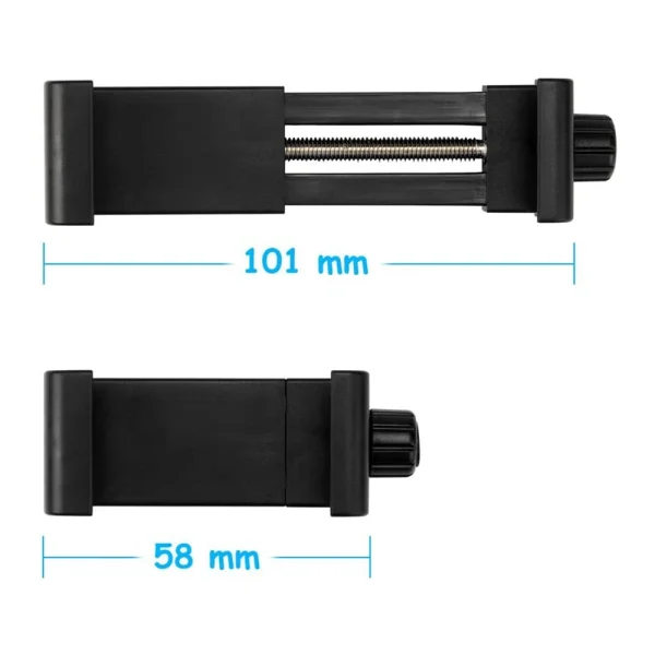 Mobile Phone Clip 360 Degree Compatible With All 1/4 Screw Cellphone Holder Tripod Mount Desk Tripod Adapter For Iphone Huawei