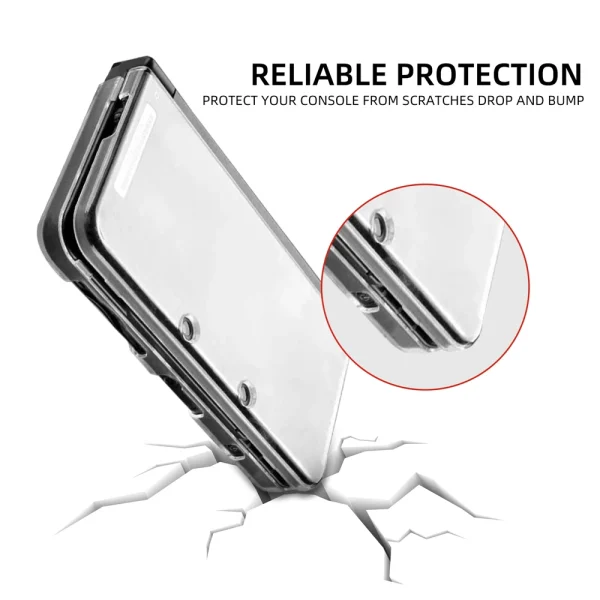 New for 3DS XL LL Protective Shell, Ultra Clear Crystal Transparent Hard Case