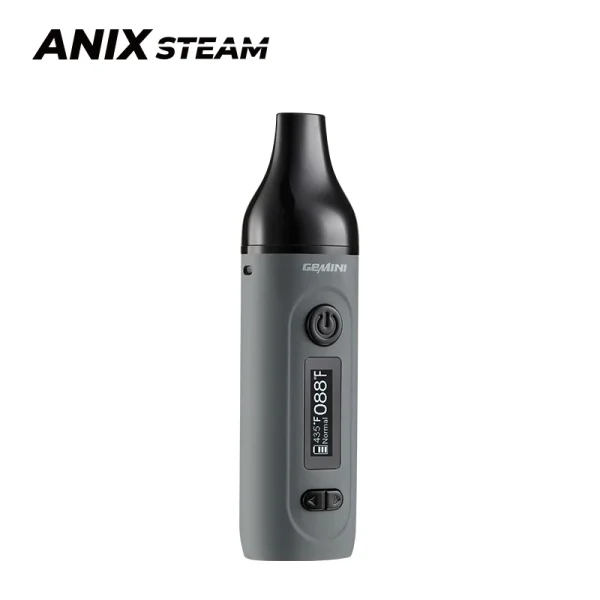 Dry Herb Vaporizer Vaper Anix Gemini Herbal Starter Kit 2200mah Battery Tempreture Control OLED Screen E Cigarettes Vape Pen Kit