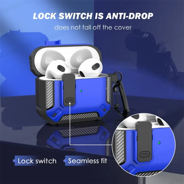 for airpods 4 USB-C Apple 2024 Airpods Case switch anti fall earphone case For Men for Airpods pro 2 3 4 Case with Cleaning Kit