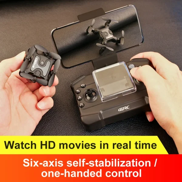 4K Mini Fold Drone Wifi Remote Control Airplane Aerial Photography Set A High Four-Axis Aircraft Helicopter