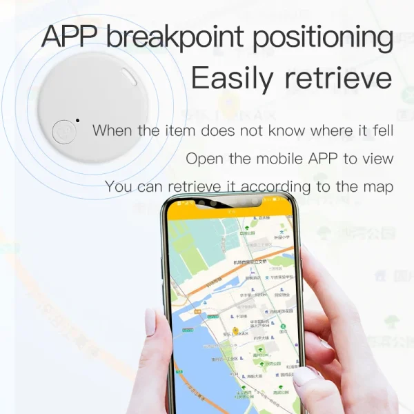 New Mini GPS Tracker Bluetooth 5.0 Anti-Lost GPS Device Car Tracking IOS Android Smart Finder Locator Accessory 2025