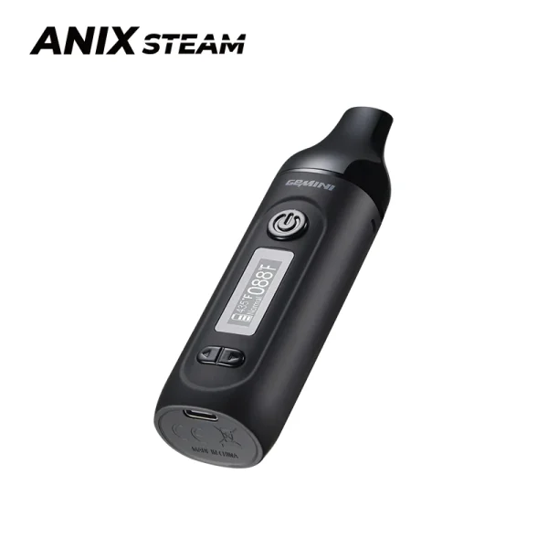 Dry Herb Vaporizer Vaper Anix Gemini Herbal Starter Kit 2200mah Battery Tempreture Control OLED Screen E Cigarettes Vape Pen Kit