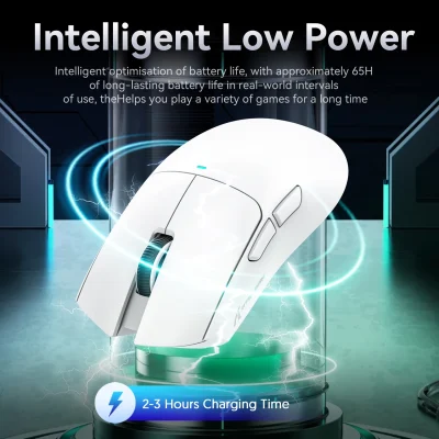 Attack Shark X11/AJAZZ AJ139 V2-MC Wireless Mouse Paw3311 22000DPI Bluetooth Three Mode Rgb Charging Dock