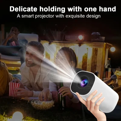 HY300 Projector Pro Supports 1080P 4k WiFi6 Wireless Suitable for Mobile Phones Notebooks Home Theater Projectors