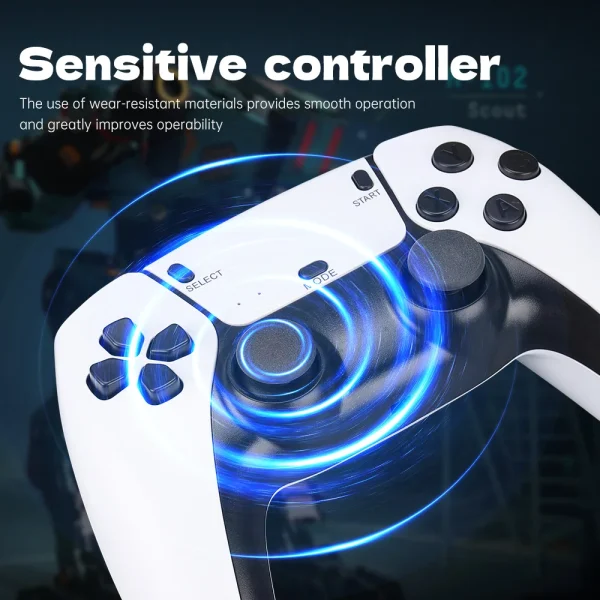 M15 Video Game Console 4K TV Game Stick 64G Built-in 20000 Games Retro Handheld Game Player With Wireless Controller Gamepad