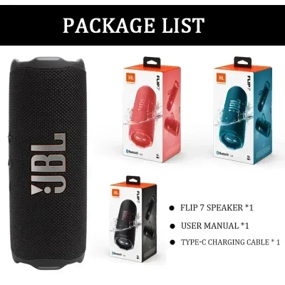 JBL FLIP 7 Wireless Speaker Bluetooth IP68 Waterproof Powerful Bass Hifi Stereo Sound Mini Speaker