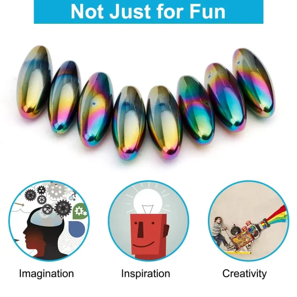 Adult EDC Fidget Toys Magnet Balls for Anxiety,Fidgeting Toys Magnetic Balls for ADHD Autism Fridge Rattle Snake Magnets Sticker