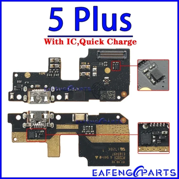 Usb Dock Charger Connector Flex for Xiaomi Redmi Note 5 Plus 5A 6 6A Pro Charging Board Flex Ports Module