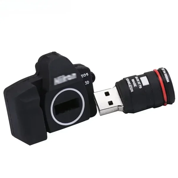 Hot Selling Camera Shape USB Flash Memory Stick Thumb Drive 64GB/32GB /16GB Memory Stick Flash Card Photography Gifts