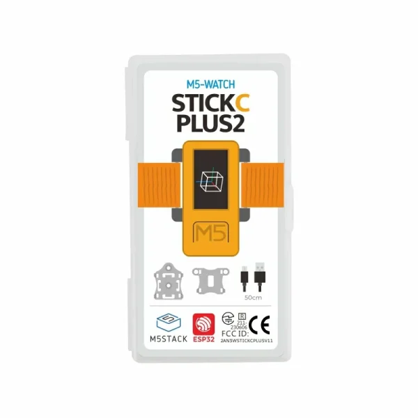 M5Stack Official M5StickC PLUS2 with Watch Accessories ESP32-PICO-V3-02 Mini IoT Development Kit BLE and WiFi IoT Controller