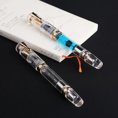 MAJOHN C5 Transparent Leak Proof Large Capacity Pen Holder Ink Storage Adult Student Writing Practice Color Ink Iridium Pen