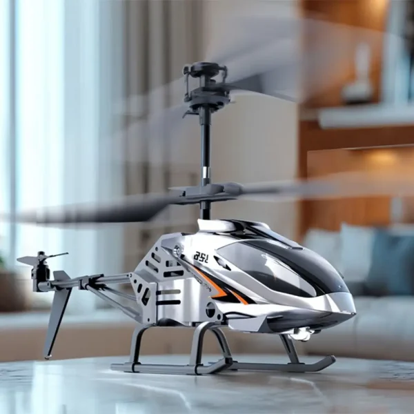 Metal Alloy RC Helicopters 3.5 Channels USB Charging Remote Control Plane Rechargeable Silver Red Pink Flying Helicopter Toy