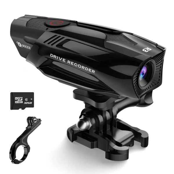 TNICER R3 Action Camera 1080P WiFi, Motorcycle Bike Bicycle Helmet Camcorder