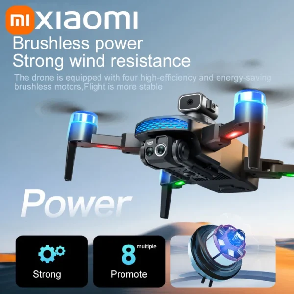 Xiaomi M6 Drone Professiona 8K Aerial HD Dual Camera 5G WIFI Intelligent Obstacle Avoidance With Screen GPS Brushless RC Drone
