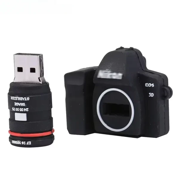 Hot Selling Camera Shape USB Flash Memory Stick Thumb Drive 64GB/32GB /16GB Memory Stick Flash Card Photography Gifts